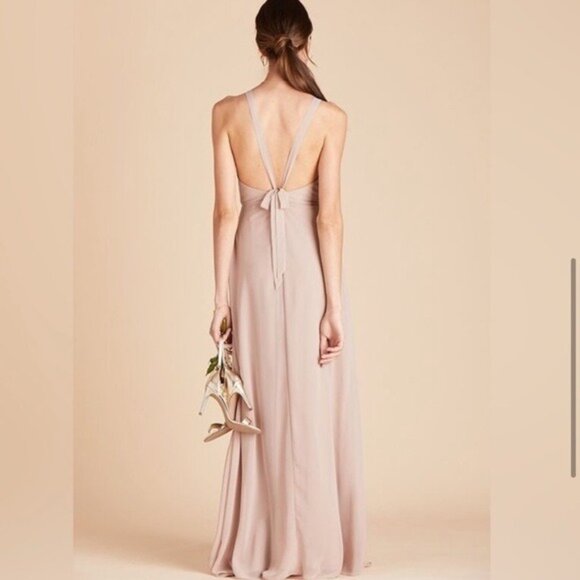 NWT: Birdy Grey Moni Convertible Dress Size Medium Nude Neutral Beige Bridesmaid - Picture 10 of 12